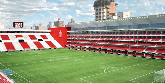 Estadio-Jorge-Luis-Hirschi-conhecido-como-uno Estádio Jorge Luis Hirschi, conhecido como UNO, estádio do Club Estudiantes de La Plata, localizado na cidade de La Plata, Argentina