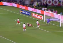 Varela marca o primeiro gol do Flamengo na vitória sobre o Bragantino