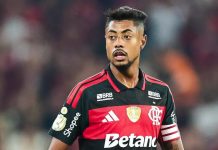 Bruno Henrique, atacante do Flamengo