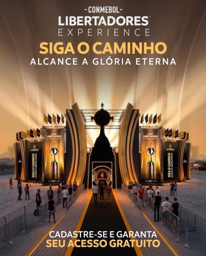 evento-libertadores-experience Evento gratuito acontece na Zona Sul durante a semana do confronto entre Flamengo e Independiente del Valle pelas quartas de final.