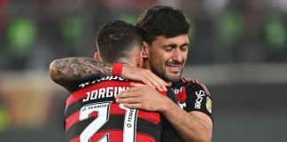 Jorginho e Arrascaeta, jogadores do Flamengo
