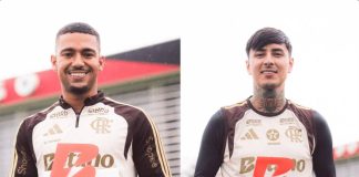 Samuel Lino ganha prêmio de Craque do mês e Pulgar leva Gol do mês no Flamengo