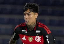 Erick Pulgar, chileno, jogador do Flamengo