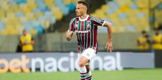 Lateral-esquerdo Renê , jogador do Fluminense