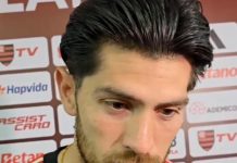 Rossi em entrevista após o jogo contra o Mirassol no Maracanã pelo Brasileirão