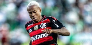 Wallace Yan, ex jogador do Flamengo. Atualmente jogador do Red Bull Bragantino