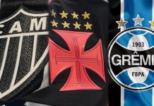 Atlético-MG, Vasco e Grêmio