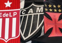 Estudiantes de La Plata, Atlético-MG e Vasco