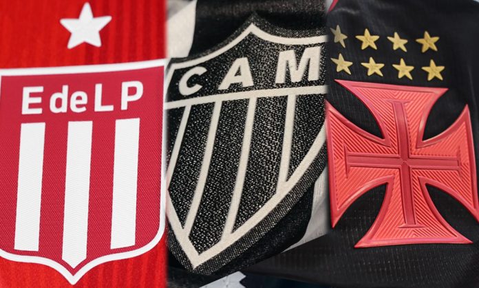 Estudiantes de La Plata, Atlético-MG e Vasco