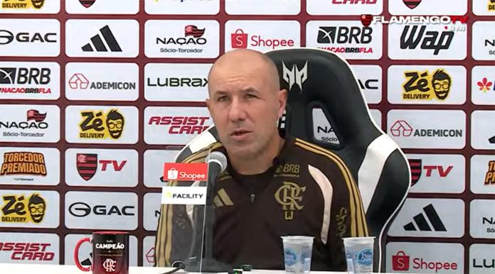 Leonardo Jardim em entrevista coletiva após goleada do Flamengo sobre o Vasco no Engenhão