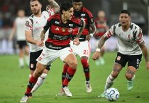 Flamengo joga mal, perde nos pênaltis e dá adeus a Libertadores Pedro em campo na eliminação do Flamengo para o Estudiantes no Maracanã