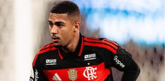 Samuel Lino, jogador do Flamengo