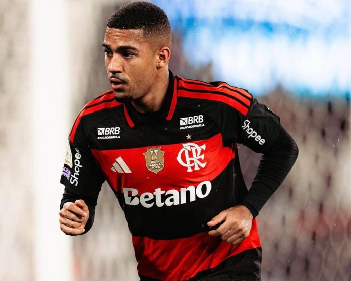 Samuel Lino, jogador do Flamengo
