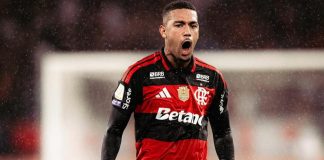 Samuel Lino, jogador do Flamengo